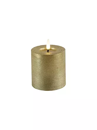 COUNTRYFIELD | Bougie pilier rustique LED Lyon S or | 